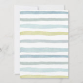 少年向けミニマリストキッズバロン誕生日 招待状 (裏面)