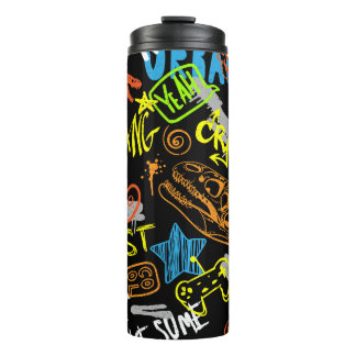 少年向け落書き – 手書き冷却感 タンブラー