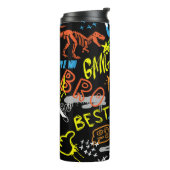 少年向け落書き – 手書き冷却感 タンブラー (回転左)