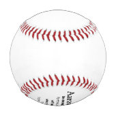 少年向け贈答確認野球 野球ボール (裏面)