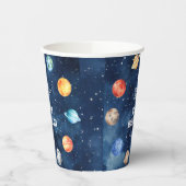 少年宇宙誕生日 太陽系 コズミック 紙コップ (左)
