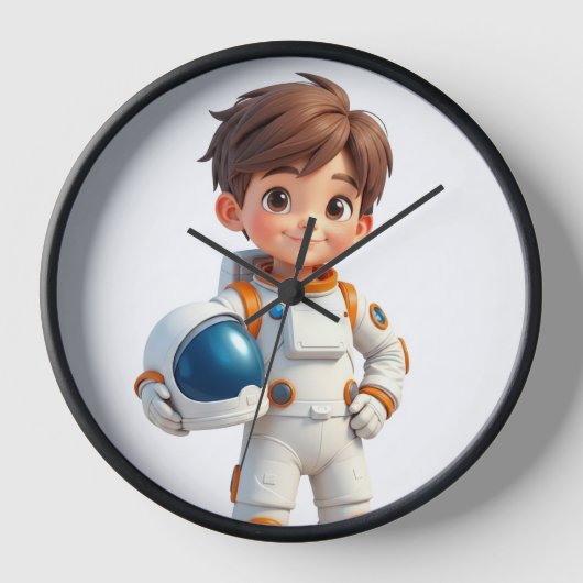 少年宇宙飛行士時計 壁時計 (正面)