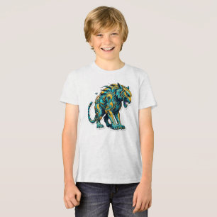 少年少女のためのアクアブレーズタイガー トライブレンドTシャツ