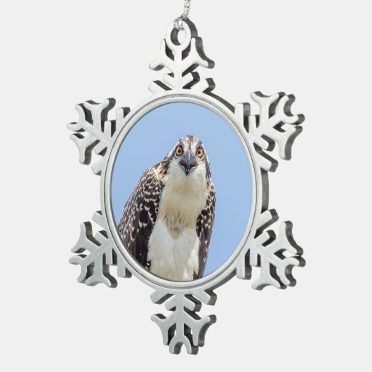 少年少女の密会 スノーフレークピューターオーナメント (右)