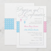 少年少女バプテスマ&確認招待状 招待状 (正面/裏面)