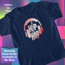 少年少女ヒップホップ・イースター ヘッドホン Tシャツ