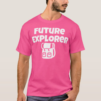 少年少女旅行カムピン用フューチャーエクスプローラーシャツ Tシャツ