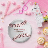 少年少女野球ソフトボールパーティー ペーパープレート (パーティー)