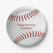 少年少女野球ソフトボールパーティー ペーパープレート (正面)