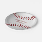 少年少女野球ソフトボールパーティー ペーパープレート (アングル)