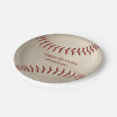 少年少女野球ソフトボールパーティー ペーパープレート (アングル)