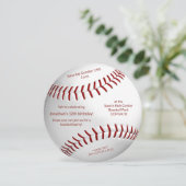 少年少女野球ソフトボール誕生日パーティー 案内状 (スタンド正面)