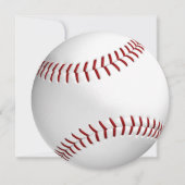 少年少女野球ソフトボール誕生日パーティー 案内状 (裏面)