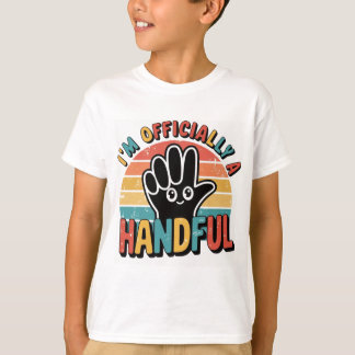 少年少女5th誕生日パーティーかわいいアパレルおもしろい tシャツ