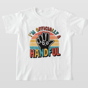 少年少女5th誕生日パーティーかわいいアパレルおもしろい tシャツ