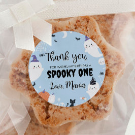 少年幽霊誕生日パーティー ラウンドシール