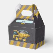 少年建築テーマ誕生日パーティーお願いボックス フェイバーボックス (裏面サイド)