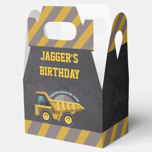 少年建築テーマ誕生日パーティーお願いボックス フェイバーボックス (オープン)