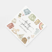 少年服赤ちゃんシャワーナプキン スタンダードランチョンナプキン (角)