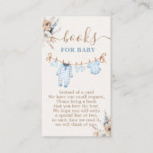 少年服赤ちゃんシャワーベビー エンクロージャーカード (正面)