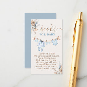少年服赤ちゃんシャワーベビー エンクロージャーカード