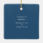 少年犬の記念碑 セラミックオーナメント (裏面)