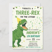 少年用のパーソナル誕生日 招待状 (正面)