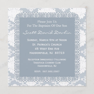 少年用バプテスマ/《キリスト教》洗礼式や命名式招待状 招待状