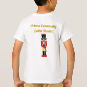 少年用ベネチアン·ナツクラッカーのシャツ Tシャツ (裏面)