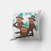 少年用靴下モンキーピロー クッション (裏面)