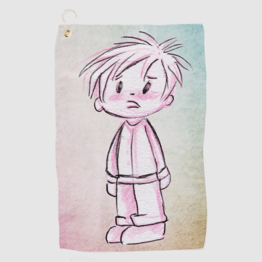 少年画 ゴルフタオル (正面)