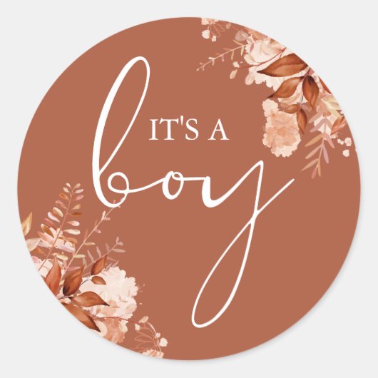 少年秋の秋 ラウンドシール (正面)