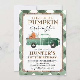 少年秋誕生日招待状任意の年齢 招待状