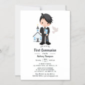少年第一聖餐式 マグネット招待状 (正面)
