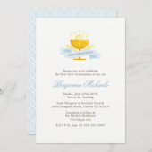 少年第一聖餐式 招待状 (正面/裏面)