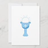 少年第一聖餐式 招待状 (裏面)