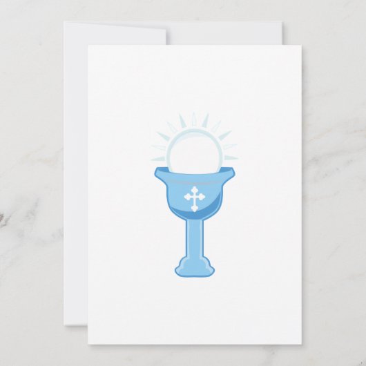 少年第一聖餐式 招待状 (裏面)