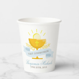 少年第一聖餐式 紙コップ