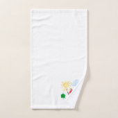 少年絵画の空 バスタオルセット (ハンドタオル)