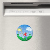 少年絵画の空 マグネット (インサイチュ (食洗機))