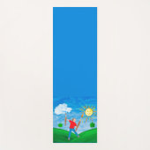 少年絵画の空 ヨガマット (正面)