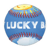 少年絵画の空 野球ボール (裏面)