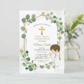 少年聖域ミニマリスト金ゴールド 招待状 (スタンド正面)