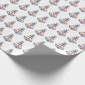 少年航海のいかり誕生日包装紙 ラッピングペーパー (角)