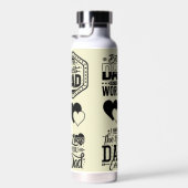 少年誇りを持ったパパ ウォーターボトル (右面)