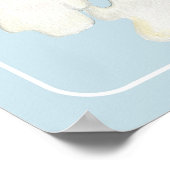 少年誕生日幽霊とブラックボウベビーシャワー ポスター (角)