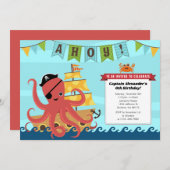 少年誕生日招待状 招待状 (正面/裏面)