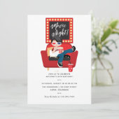 少年誕生日映画ナイトスリープバーパーティー 招待状 (スタンド正面)