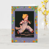 少年誕生日 カード (黄色い花)