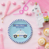 少年警察車 誕生日パーティー用品 ペーパープレート (パーティー)
